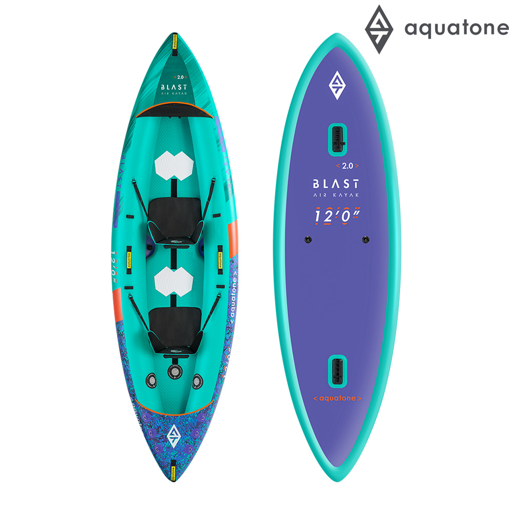 Aquatone 充氣雙人獨木舟-休閒型BLAST 12'0 TK-200