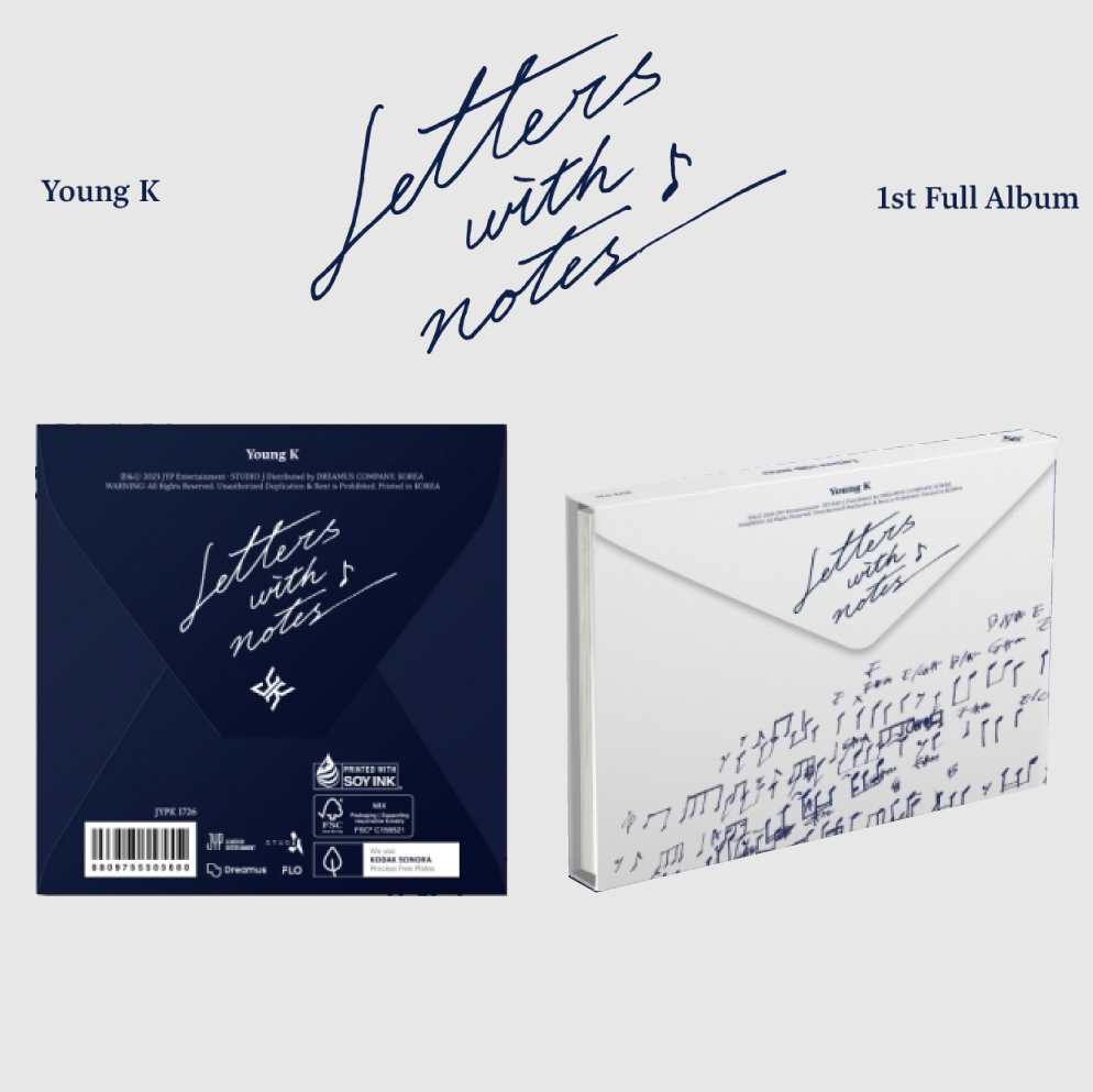 姜永晛YOUNG K (DAY6) - LETTERS WITH NOT 正規一輯韓國進口| 熱銷推薦