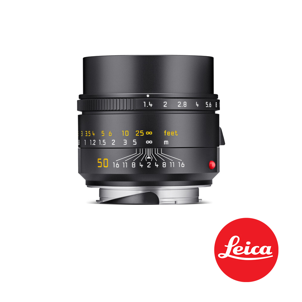 Leica】徠卡Summilux-M 50mm f/1.4 ASPH. 黑LEICA-11728 公司貨