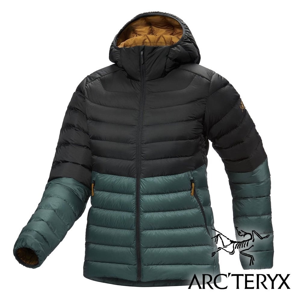 Arc'teryx 始祖鳥】女Cerium羽絨連帽外套(鵝絨FP850)『魔術黑