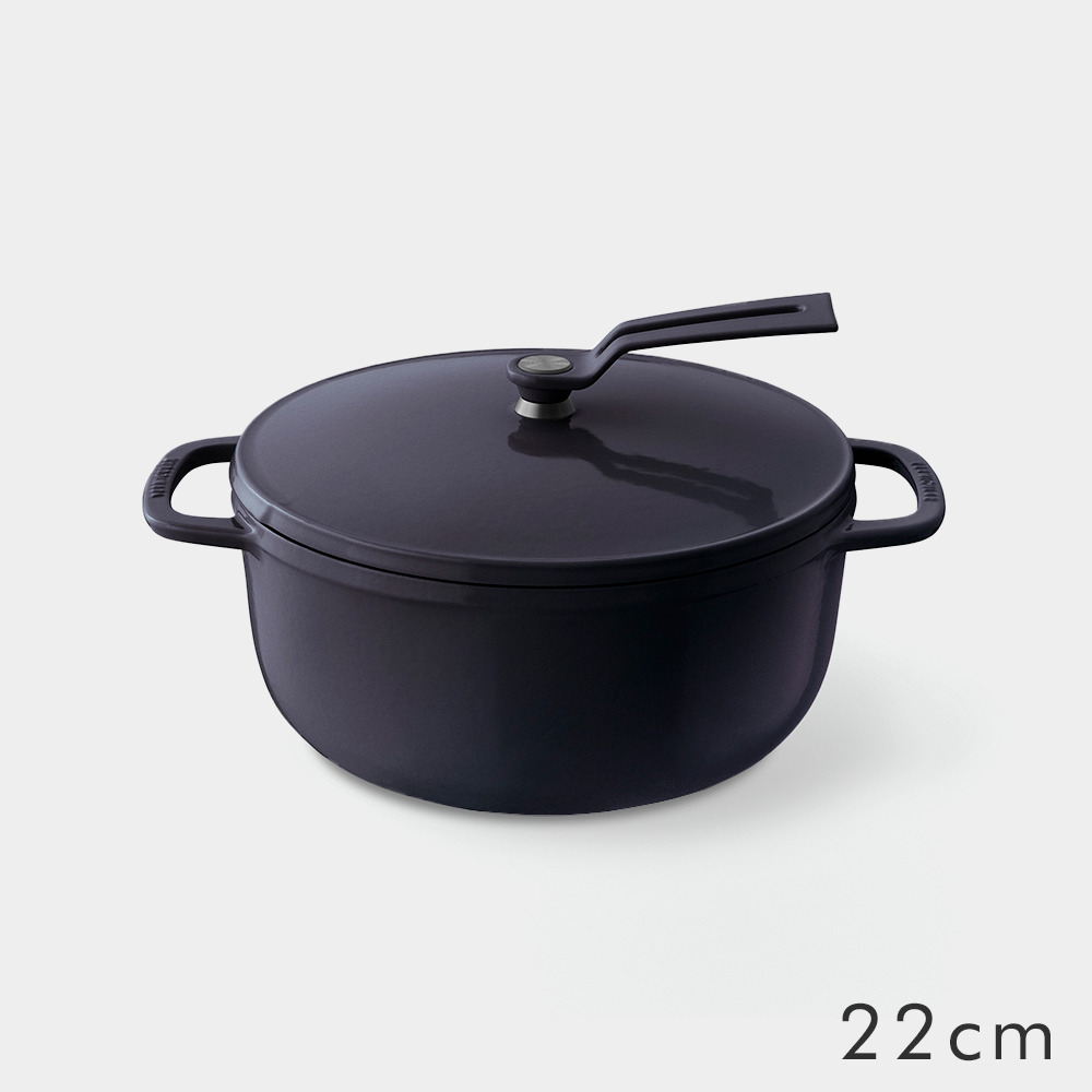 VERMICULAR 日本原裝琺瑯鑄鐵鍋22cm (海軍藍)