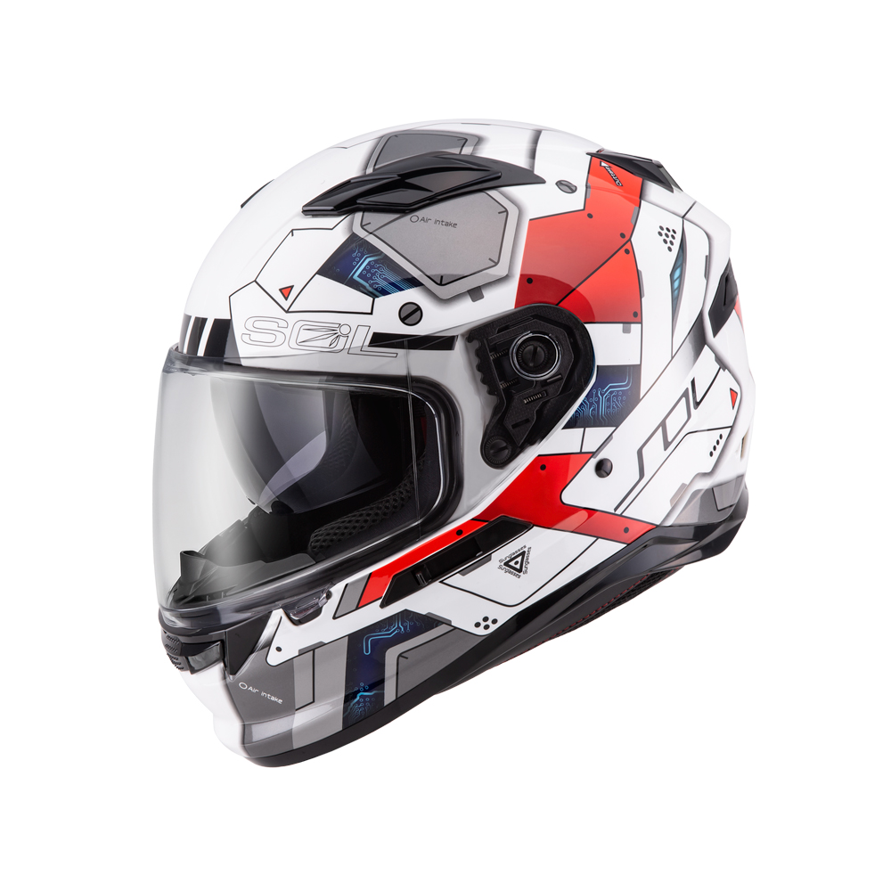 Sec Windstorm V3 Sec Helmet Modular Dual Visor 1Storm Motorcycle