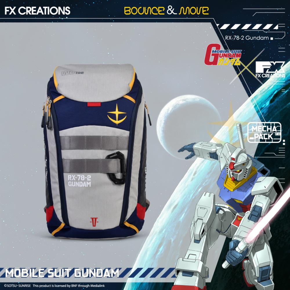 機動戰士鋼彈】RX78-2 鋼彈16吋AGS Pro懸浮減壓電腦後背包GUF234003A-21