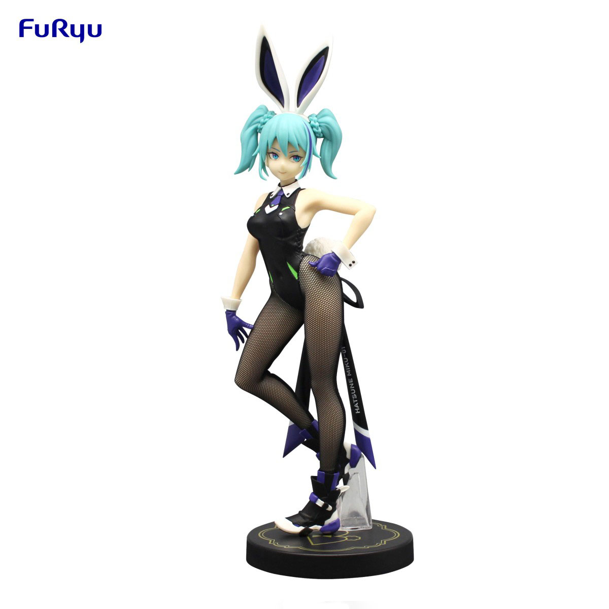 預購)FURYU 景品初音未來BiCute 兔女郎公仔紫羅蘭配色Ver