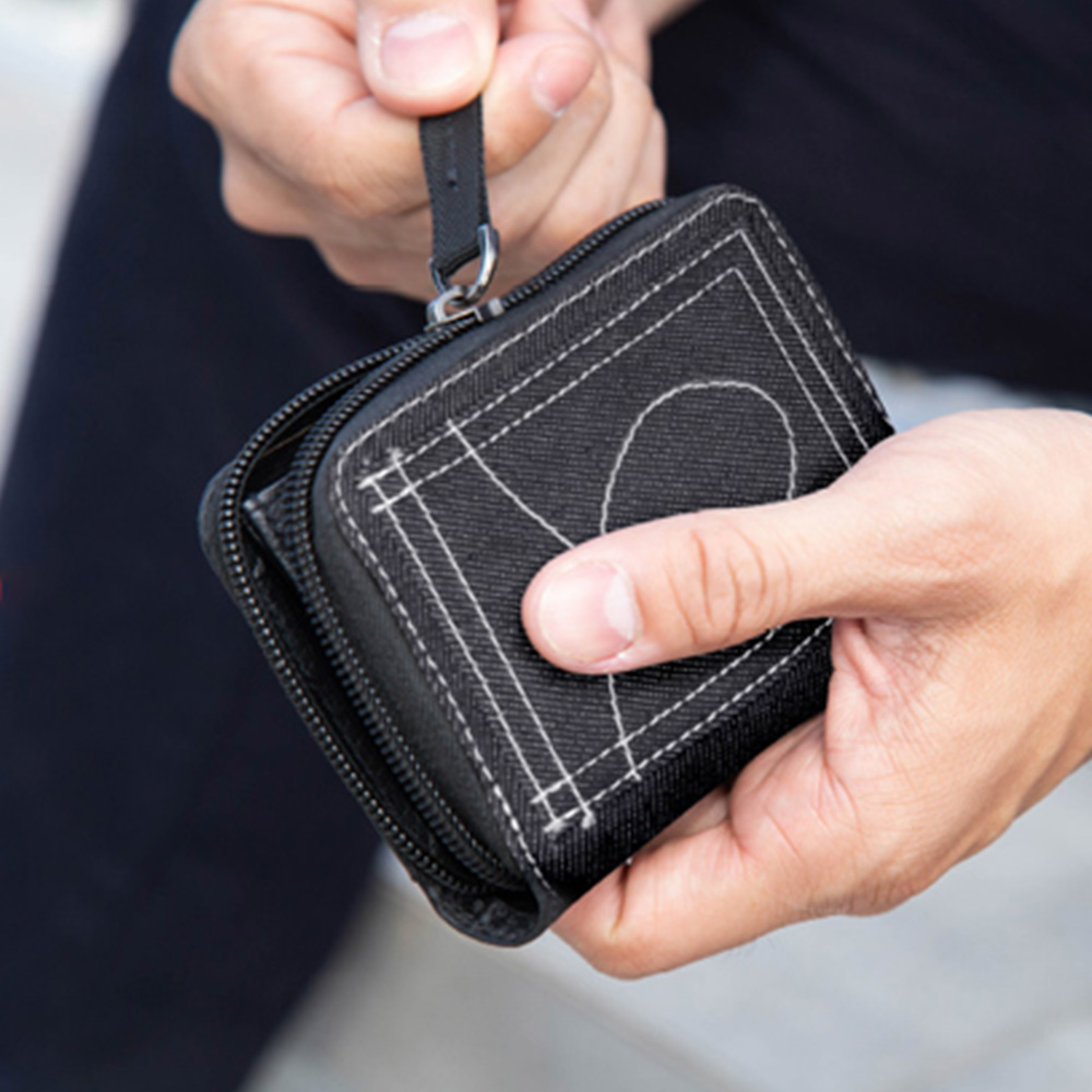 零錢包】ARKY Coin Wallet 萬國硬幣收納零錢包Jeans