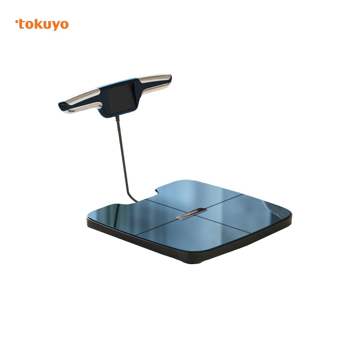 tokuyo TM-420 体脂肪計 Bluetooth機能 tokuyo八點傳感藍牙智能體重體脂計TM-420 (56項綜合指標/ 分段全身測量)