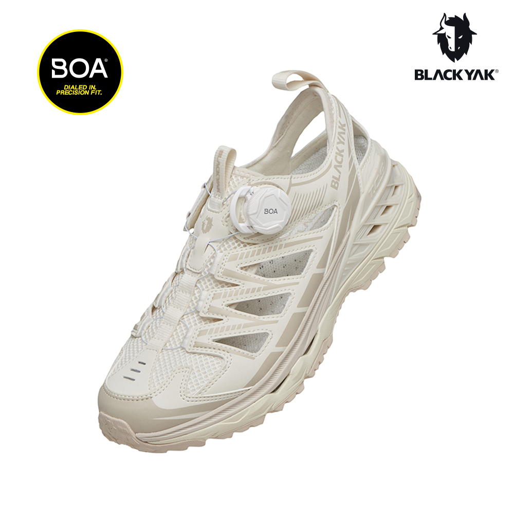 BLACKYAK】343 ADVENTURE II健行涼鞋(象牙白)-BOA 運動包覆涼鞋中性款