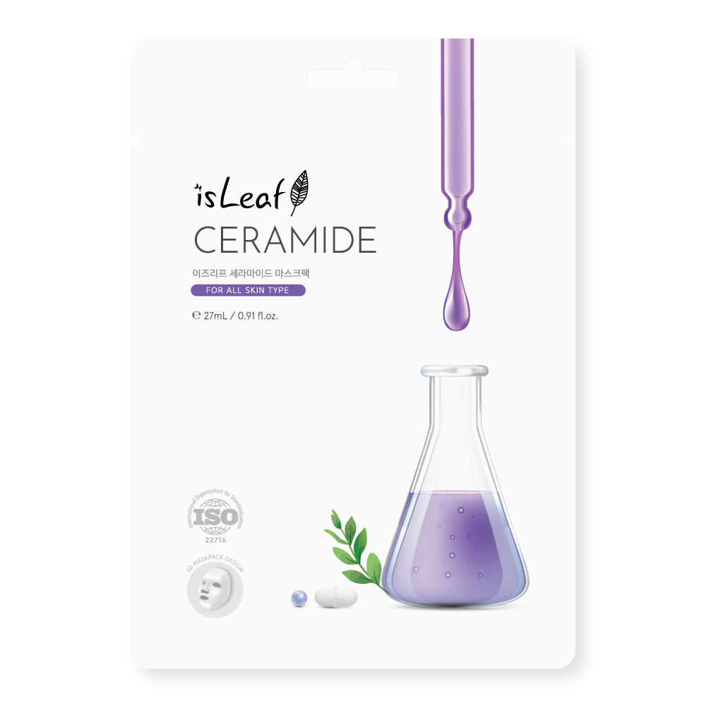韓國isLeaf高效水潤面膜27ml-神經醯胺| 熱銷推薦| isLeaf (貝拉美人)官方商城