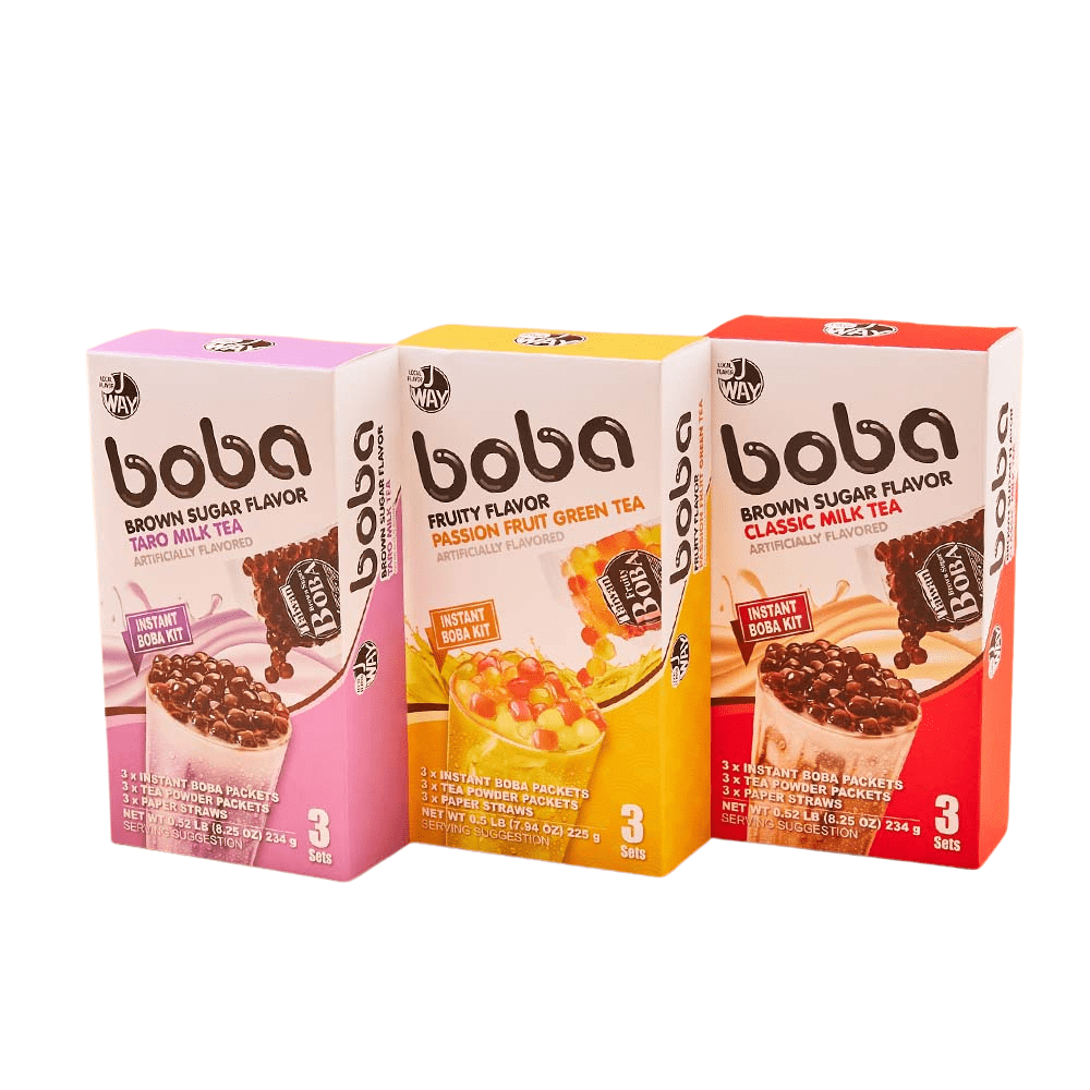 Jway 珍珠奶茶/果茶組78g*3份/盒