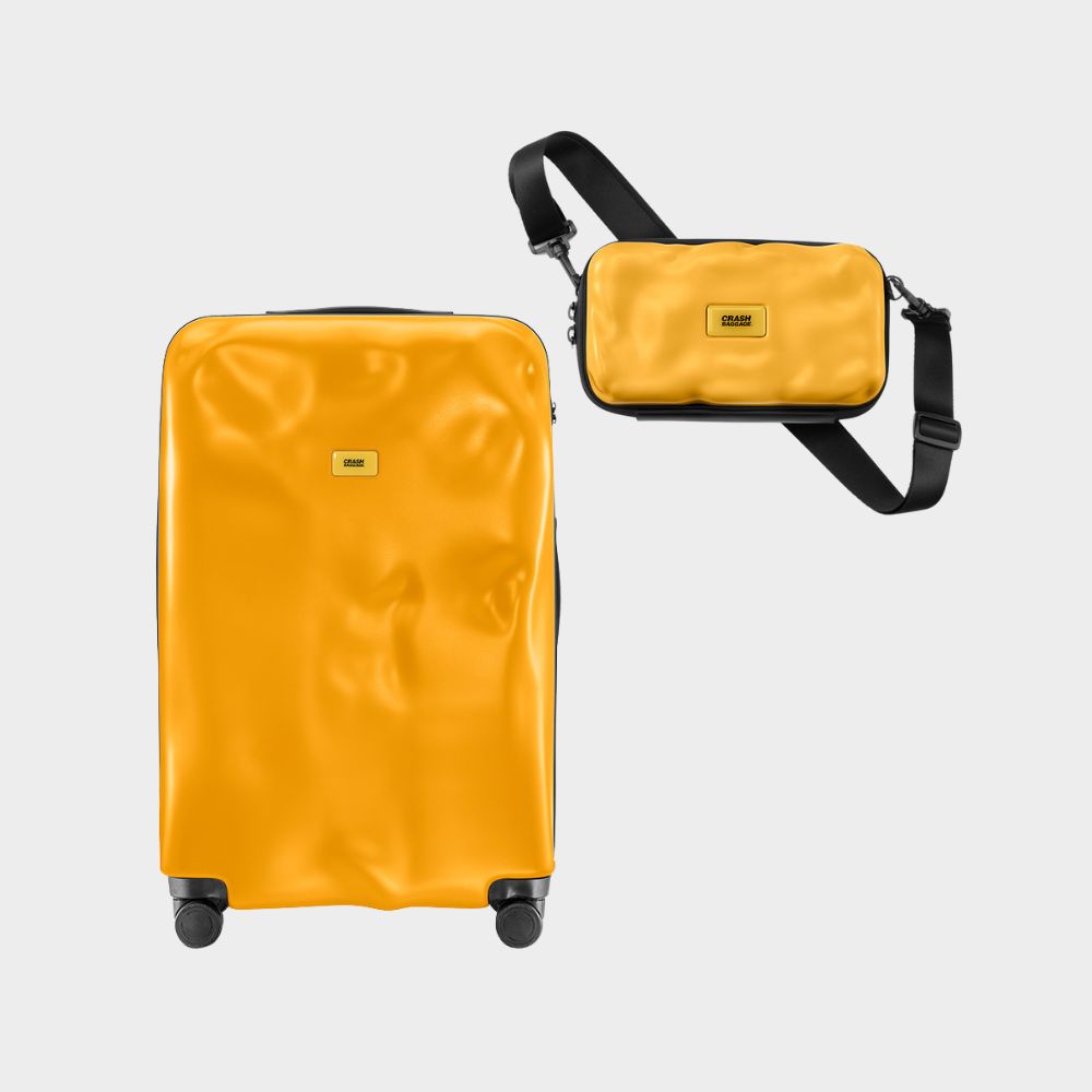 Crash Baggage】 CRASH ICON 經典撞擊行李箱洋紅