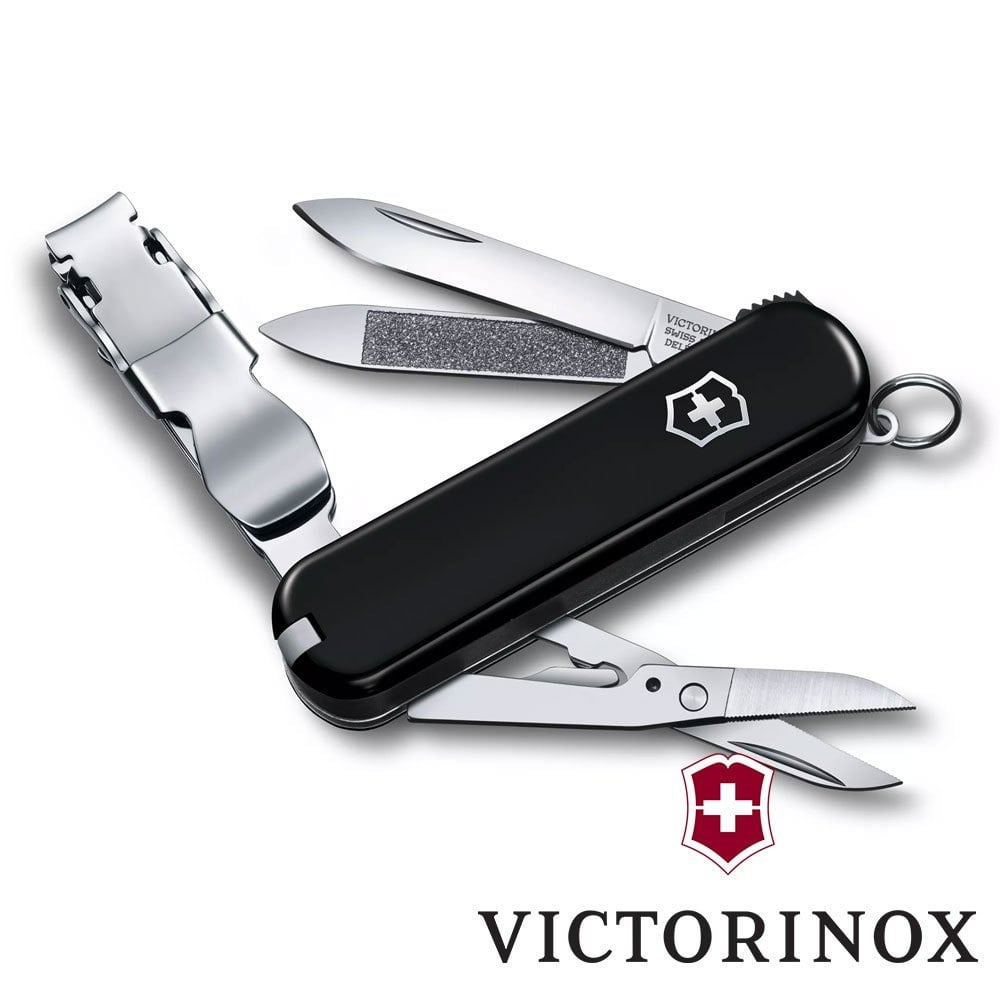 瑞士維氏Victorinox】8 用瑞士刀/附指甲剪『黑色』0.6463.3