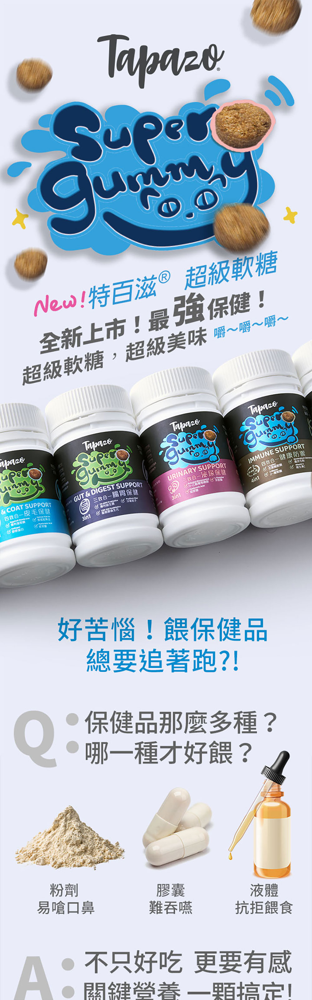 (效期2026.06)【超級軟糖】貓用左旋離胺酸 80克(80粒/罐)(健康防禦)(貓保健品) 4 0