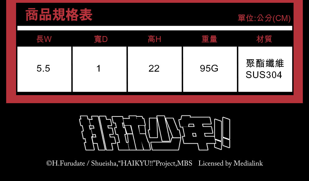 【排球少年】音駒高校 餐具套組 #應援標語 HKU23F412BK