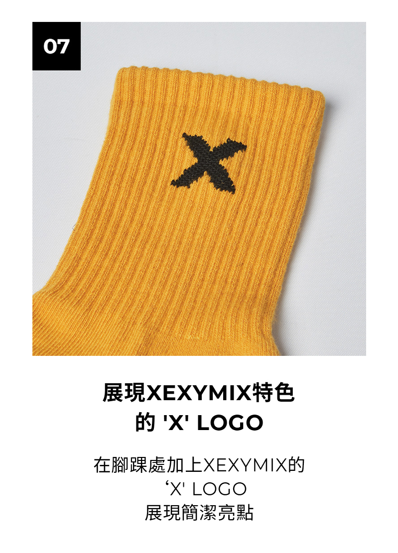 Fresh Dry X標誌中筒襪 商品說明圖 12