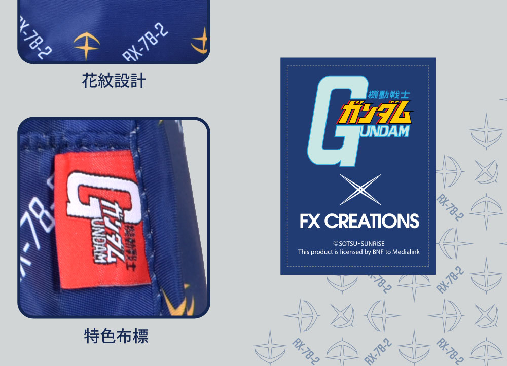 【機動戰士鋼彈】鋼彈 RX-78-2 旅行盥洗包 FXG291-98