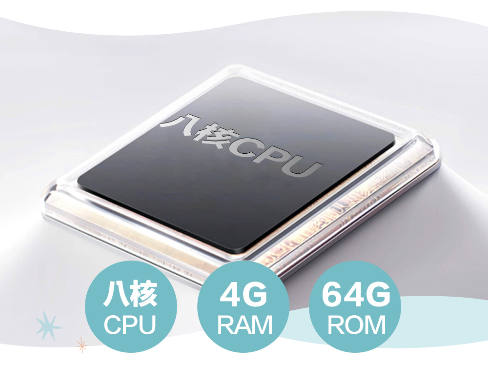八核CPU八核4G64GCPURAMROM