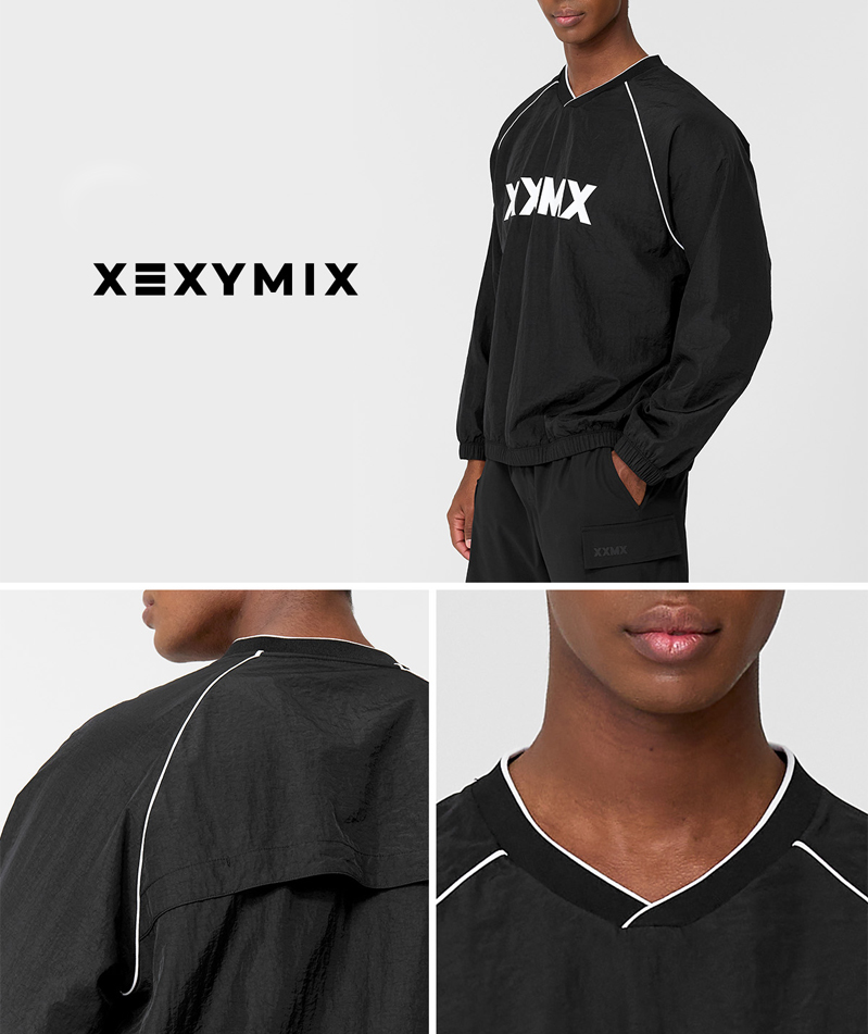 XXMX 配色線條運動防風長袖上衣 商品說明圖 5