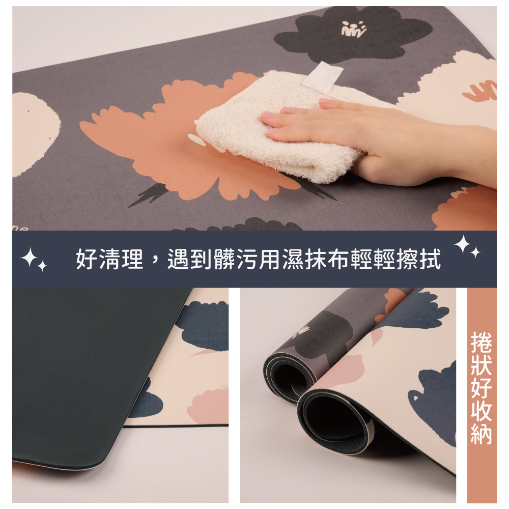 【rubber anne】10秒頂吸 軟式珪藻土吸水地墊_夢境(60x40cm) - 地墊/地毯 - 其他材質 多色