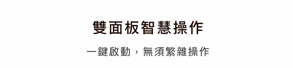智慧雙面板一鍵啟動操作