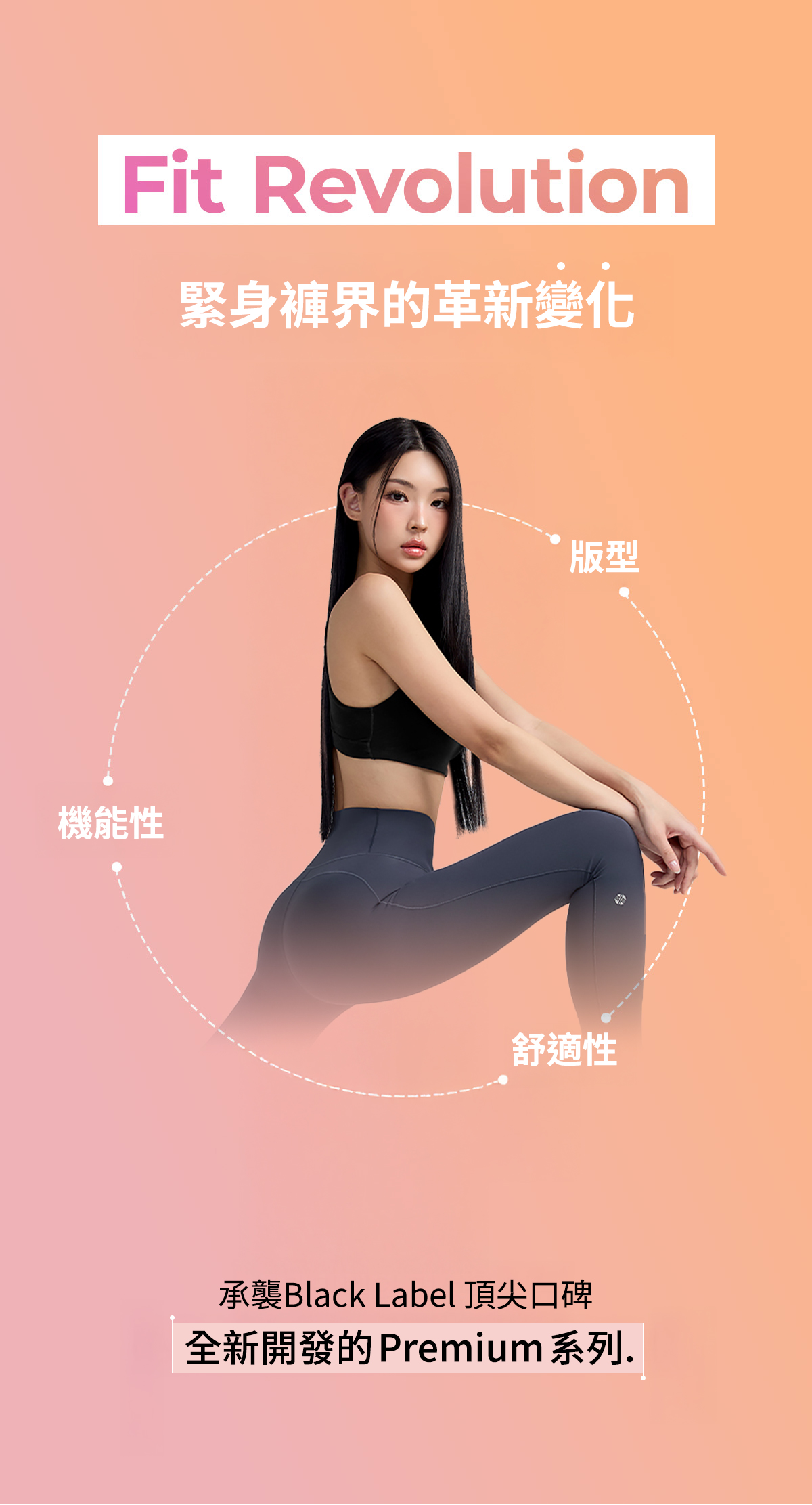 革命系列 極緻貼合緊身褲 Another Label 商品說明圖 4