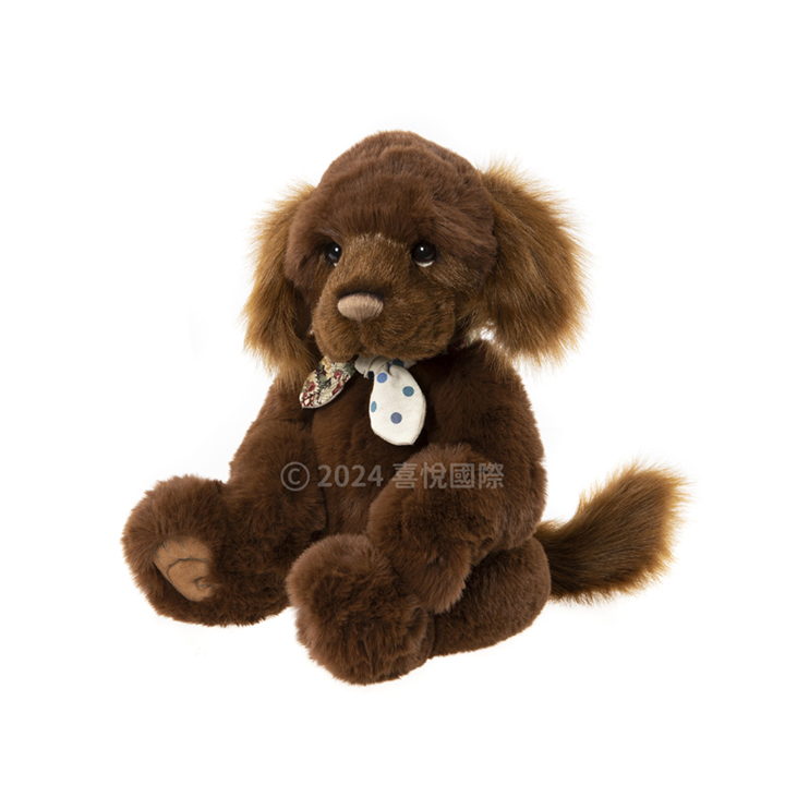 台湾 Charlie Bears イギリスのぬいぐるみ Gusto Puppy Dog 手作りの