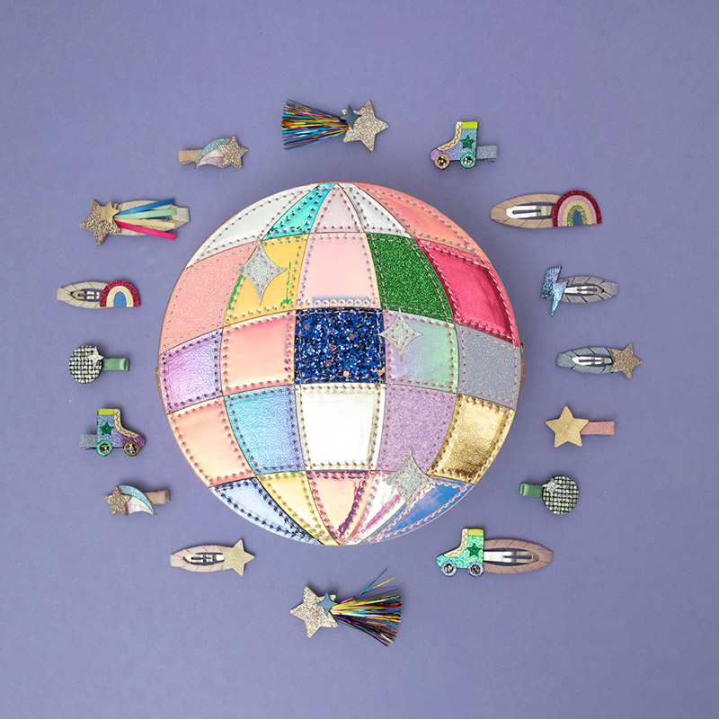 英國Mimi & Lula_AW25_魔幻世界_彩虹閃電迷你滴答夾5入 英國Mimi & Lula_AW25_魔幻世界_彩虹閃電迷你滴答夾5入