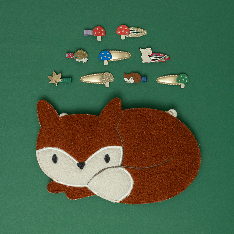 英國Mimi & Lula AW25_秋日山林_可愛狐狸側背小包