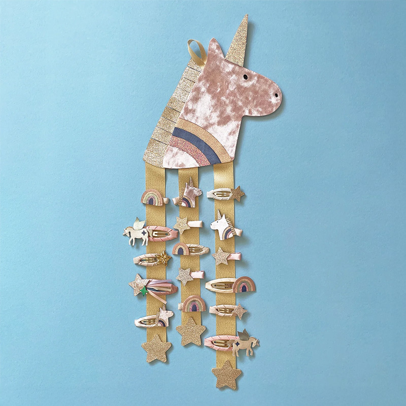 英國Mimi & Lula_AW25_獨角獸髮夾收納掛飾