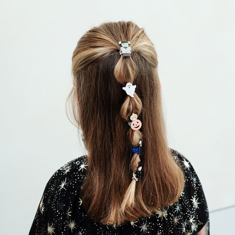 英國Mimi & Lula_AW25_變裝派對_怪物巫婆迷你髮束6入 英國Mimi & Lula_AW25_變裝派對_怪物巫婆迷你髮束6入