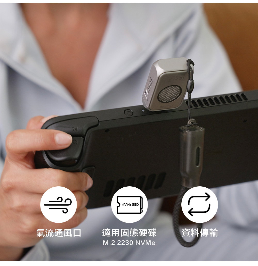 NVMe SSD氣流通風口適用固態硬碟資料傳輸M.2 2230 NVMe
