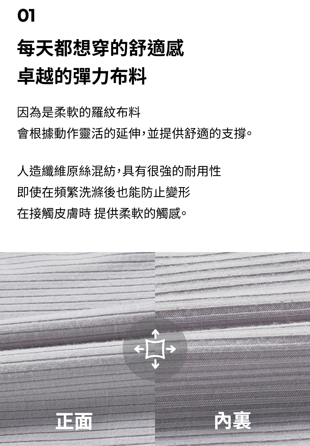 柔軟側開衩拉繩短版短袖上衣 商品說明圖 14
