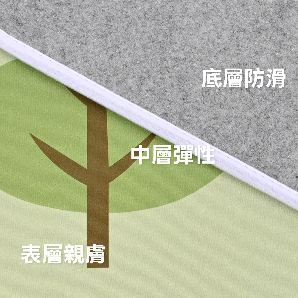 【rubber anne】森靜隔音降噪墊(100x100cm) 地板墊 防水 隔音墊 - 地墊/地毯 - 其他材質 綠色