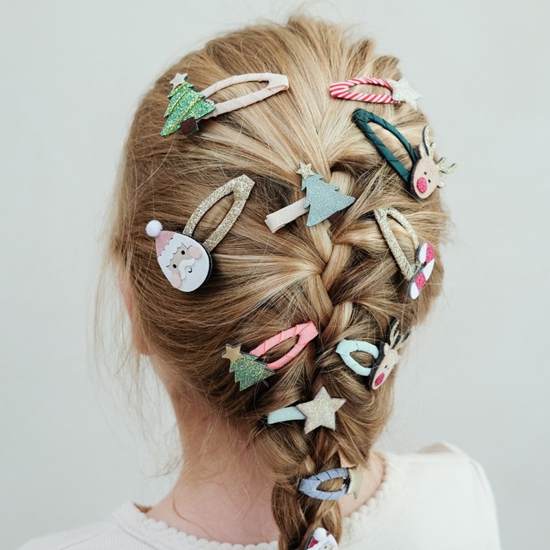 英國Mimi & Lula_AW25_Xmas聖誕老公公滴答夾4入 英國Mimi & Lula_AW25_Xmas聖誕老公公滴答夾4入