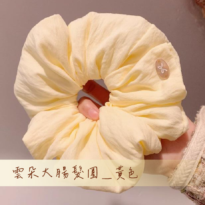韓式手工質感髮圈(1入) (款式若缺貨則隨機出貨) 9 5