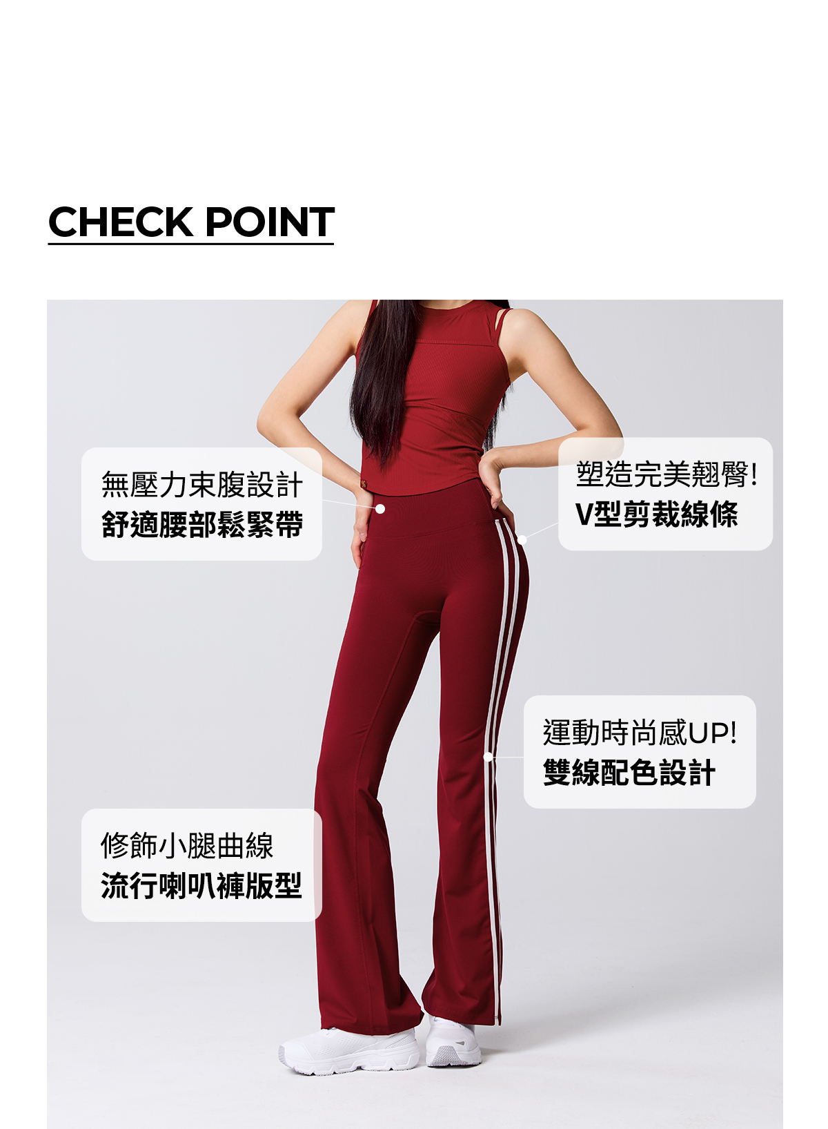 Comfort 雙線靴型喇叭褲 商品說明圖 4
