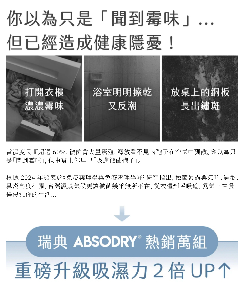 乾乾好 Absodry Duo Family Bag  (萬無一濕組) 沈穩灰 - 其他 - 環保材質 灰色