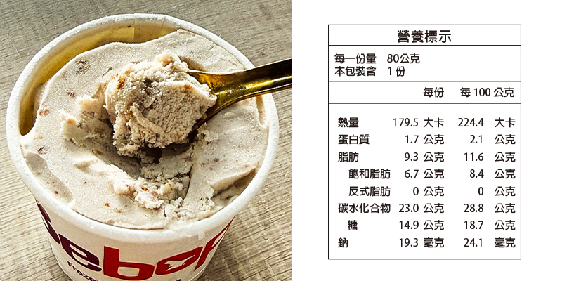 bebop冰淇淋-香蕉肉桂餅乾
