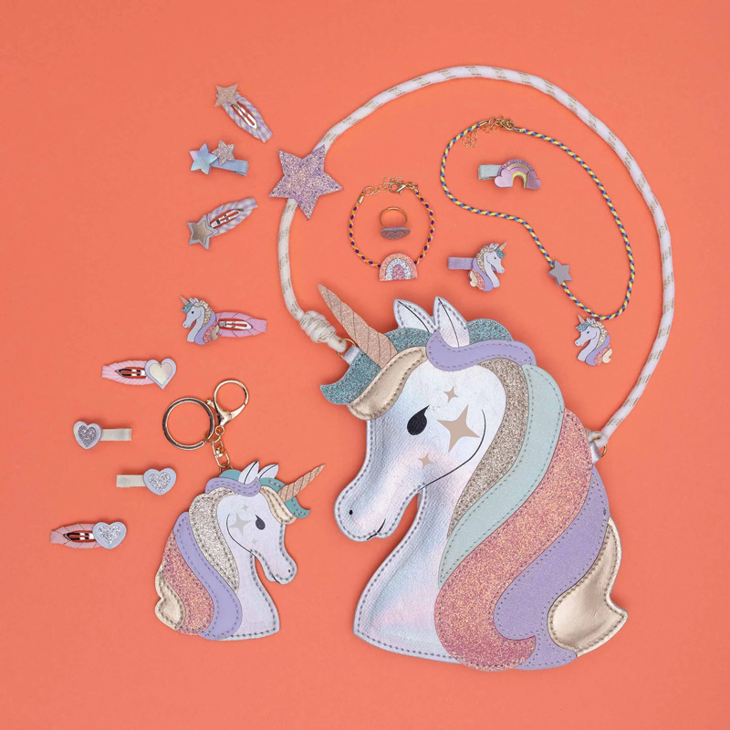 英國Mimi & Lula SS26_獨角夢境-夢幻獨角獸鑰匙圈