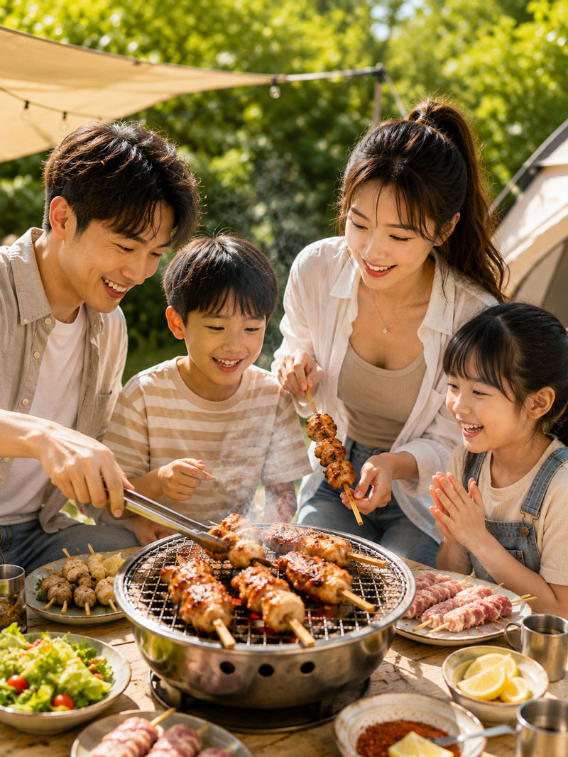 家庭歡樂烤肉