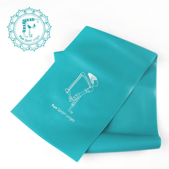 彼拉提斯伸展彈力帶-加長款180CM（中力道）