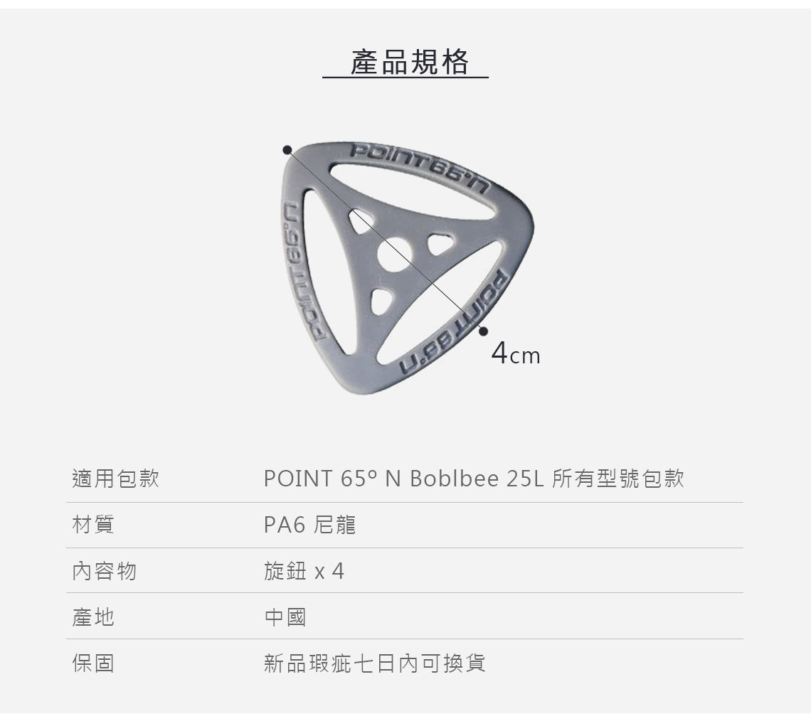 boblbee 旋鈕:商品規格