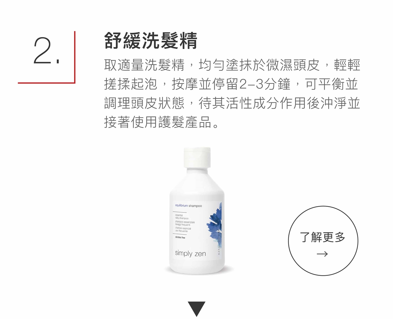 simply zen 舒緩洗髮精