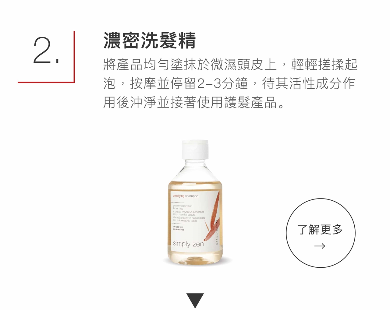 simply zen 濃密洗髮精