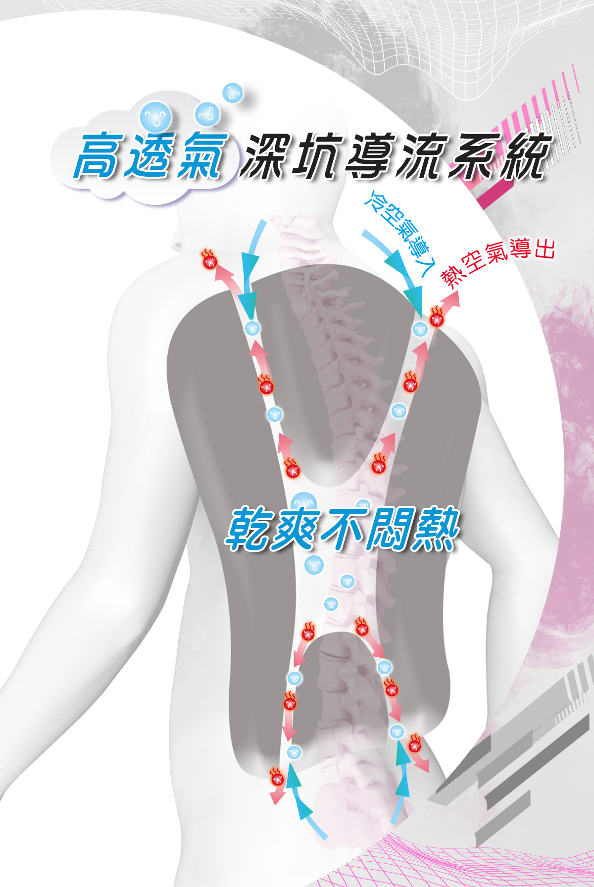 怡寶成長型護脊書包-大-桃紅色 IM00385FC