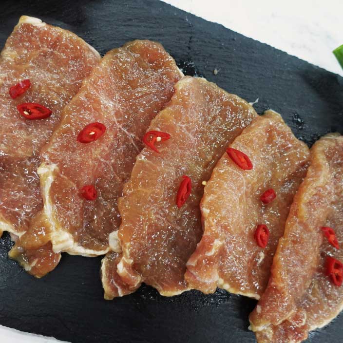 日式照燒里肌豬排300g-氣炸人生