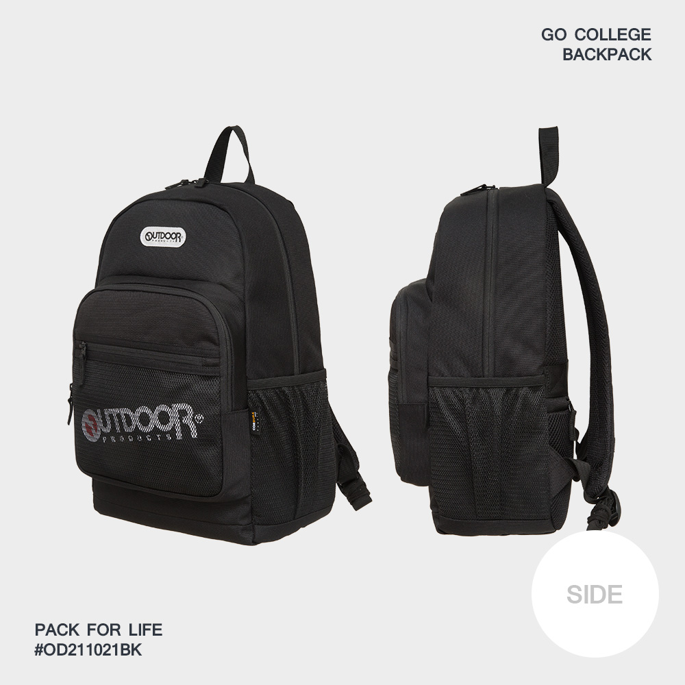 【OUTDOOR】率性學院-後背包M-黑色 OD211021BK
