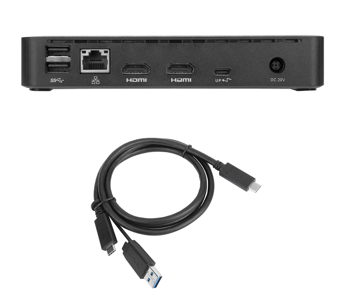 Targus Universal USB-C™ DV4K Docking Station 多功能擴充埠, 黑
