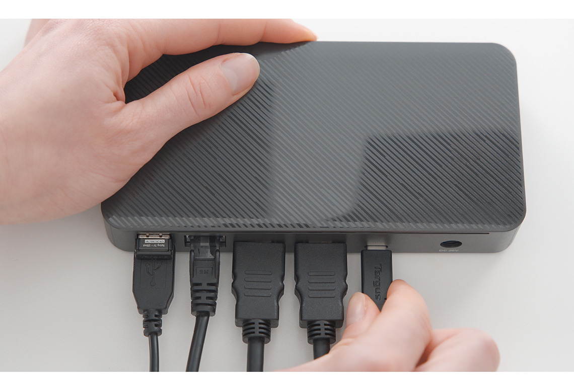 Targus Universal USB-C™ DV4K Docking Station 多功能擴充埠, 黑