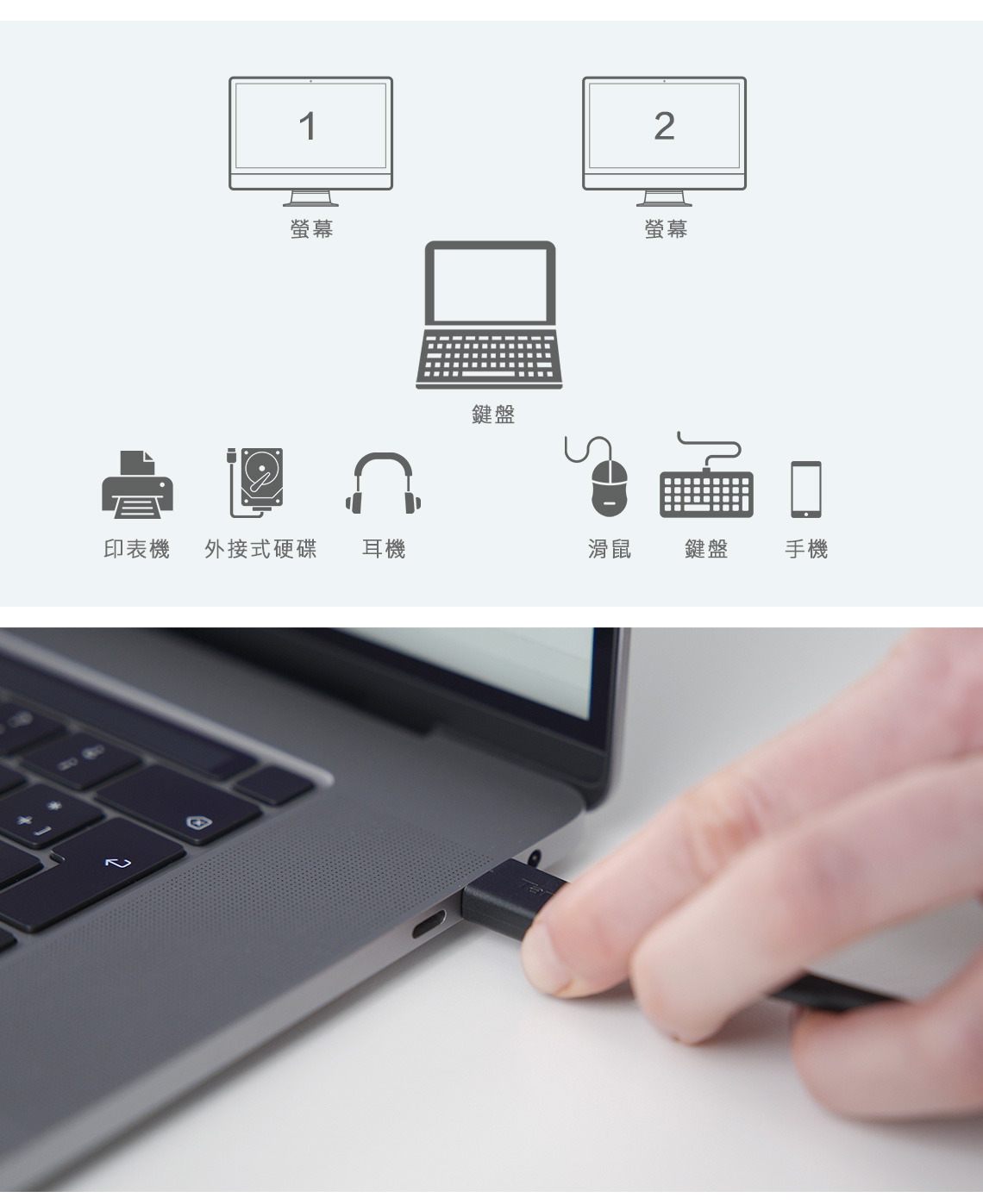 Targus Universal USB-C™ DV4K Docking Station 多功能擴充埠, 黑