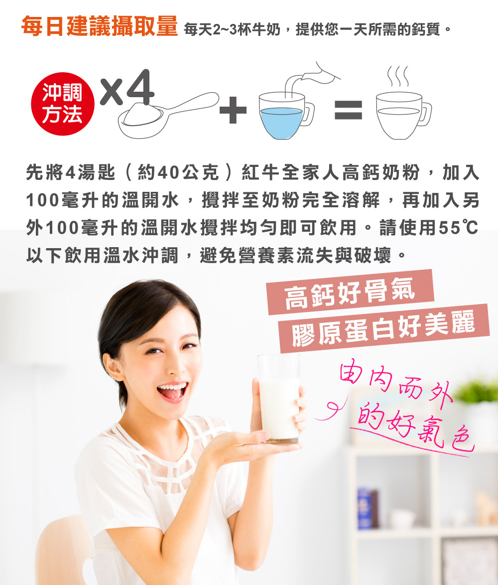 高鈣奶粉推薦的科學沖泡方式與每日建議攝取量指引